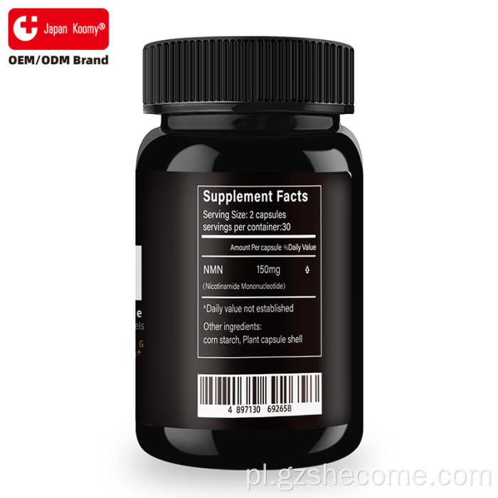 Kapsułki Shecome NMN Anti Aging NAD Support